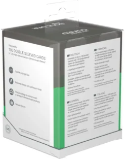 Ultimate Guard Boulder Deck Case 100+ SYNERGY Black/Green