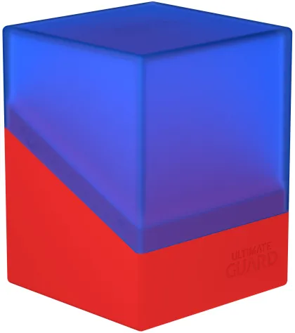 Ultimate Guard Boulder Deck Case 100+ SYNERGY Blue/Red