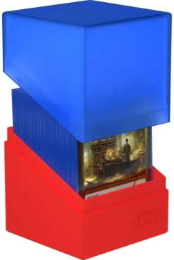 Ultimate Guard Boulder Deck Case 100+ SYNERGY Blue/Red
