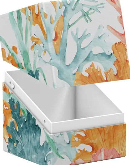 Ultimate Guard - Coral Places Boulder Deck Case 100+: Seablue Hush