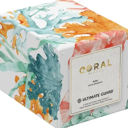 Ultimate Guard - Coral Places Boulder Deck Case 100+: Seablue Hush