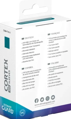Ultimate Guard Cortex Sleeves: Petrol (100 stuks)