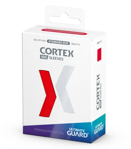 Ultimate Guard Cortex Sleeves: Red (100 stuks)
