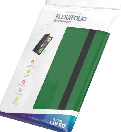 Ultimate Guard - Flexxfolio 360 18-Pocket: Green