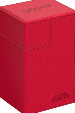 Ultimate Guard Flip'n'Tray Deck Case 80+ XenoSkin Monocolor Red