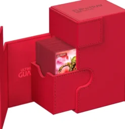 Ultimate Guard Flip'n'Tray Deck Case 80+ XenoSkin Monocolor Red