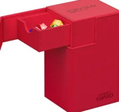 Ultimate Guard Flip'n'Tray Deck Case 80+ XenoSkin Monocolor Red