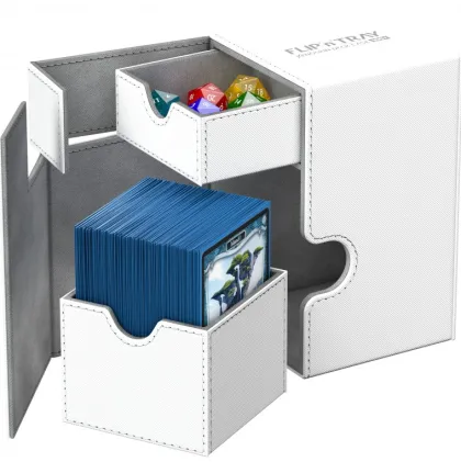 Ultimate Guard Flip'n'Tray Deck Case 100+ XenoSkin White