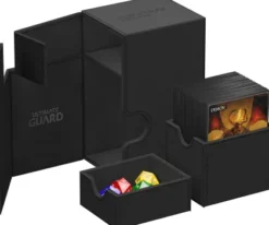 Ultimate Guard Flip'n'Tray Deck Case 80+ XenoSkin Monocolor Black