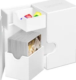 Ultimate Guard Flip'n'Tray Deck Case 80+ XenoSkin Monocolor White