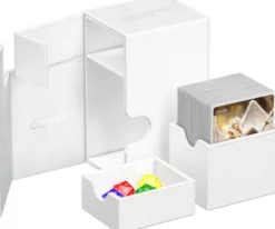 Ultimate Guard Flip'n'Tray Deck Case 80+ XenoSkin Monocolor White