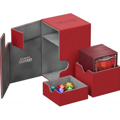 Ultimate Guard Flip'n'Tray Deck Case 100+ XenoSkin Red