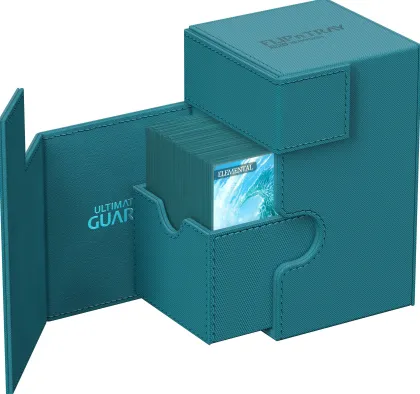 Ultimate Guard Flip'n'Tray Deck Case 100+ XenoSkin Monocolor Petrol