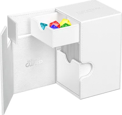 Ultimate Guard Flip'n'Tray Deck Case 100+ XenoSkin Monocolor White