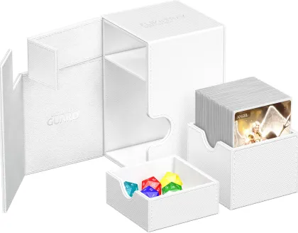 Ultimate Guard Flip'n'Tray Deck Case 100+ XenoSkin Monocolor White