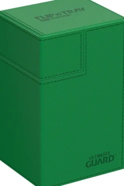 Ultimate Guard Flip'n'Tray Deck Case 80+ XenoSkin Monocolor Green