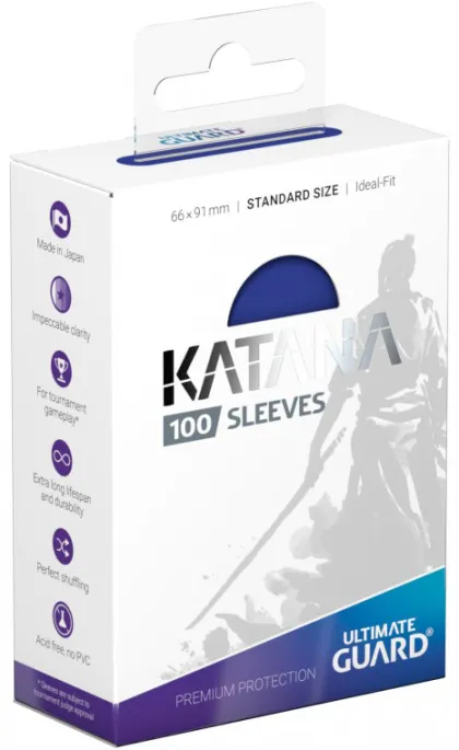 Ultimate Guard Katana Sleeves: Blue (100 stuks)