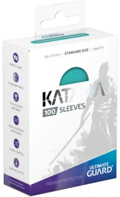Ultimate Guard Katana Sleeves: Turquoise (100 stuks)