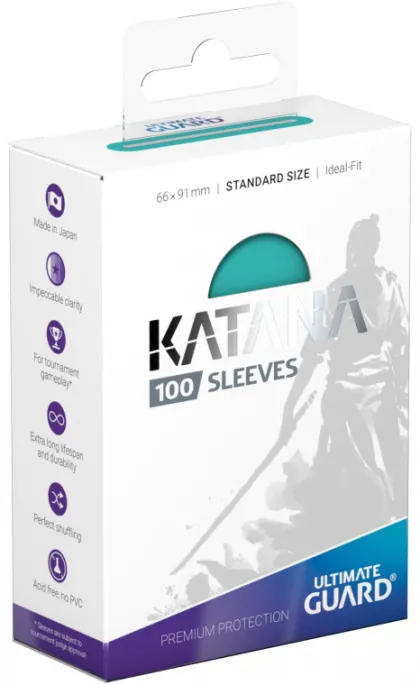 Ultimate Guard Katana Sleeves: Turquoise (100 stuks)
