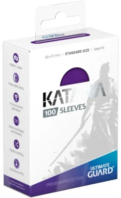 Ultimate Guard Katana Sleeves: Purple (100 stuks)