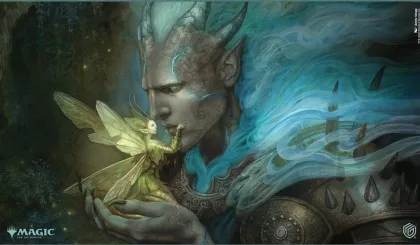 Ultimate Guard Magic: The Gathering - Lorwyn Eclipsed Stitched Edge Playmat: Run Away Together