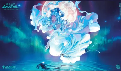 Ultimate Guard Magic: The Gathering - Avatar: The Last Airbender Stitched Edge Playmat: Yue Moon Spirit