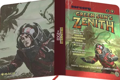 Ultimate Guard Magic: The Gathering - Edge of Eternities Zipfolio 360 XenoSkin: Green Sun’s Zenith