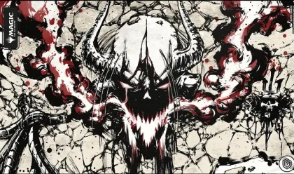 Ultimate Guard Magic: The Gathering - Secrets of Strixhaven Stitched Edge Playmat: Vampiric Tutor
