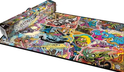 Ultimate Guard Magic: The Gathering - Aetherdrift Stitched Edge Playmat: Revved-Up Racers
