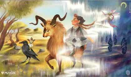 Ultimate Guard Magic: The Gathering - Lorwyn Eclipsed Stitched Edge Playmat: Morningtide’s Light