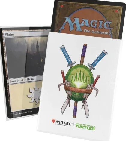 Ultimate Guard Magic: The Gathering - Premium Art Sleeves: Teenage Mutant Ninja Turtles - Turtle Planeswalker Symbol (100 stuks)