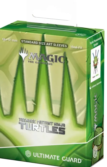 Ultimate Guard Magic: The Gathering - Premium Art Sleeves: Teenage Mutant Ninja Turtles - Turtle Planeswalker Symbol (100 stuks)