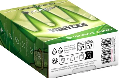 Ultimate Guard Magic: The Gathering - Premium Art Sleeves: Teenage Mutant Ninja Turtles - Turtle Planeswalker Symbol (100 stuks)