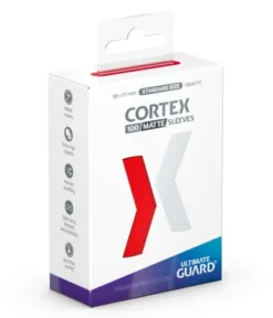 Ultimate Guard Matte Cortex Sleeves: Red (100 stuks)
