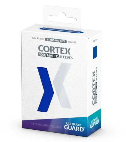 Ultimate Guard Matte Cortex Sleeves: Blue (100 stuks)