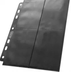 Ultimate Guard - 8-Pocket Compact Pages Side Loading: Black (10 stuks)