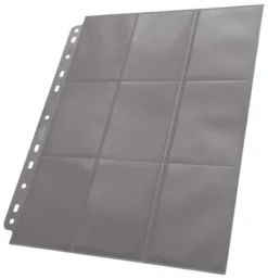Ultimate Guard - 18 Pocket Pages Side Loading: Grey (50 stuks)