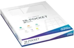 Ultimate Guard - 18 Pocket Pages Side Loading: White (50 stuks)
