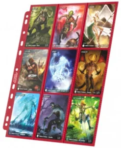Ultimate Guard - 18 Pocket Pages Side Loading: Red (10 stuks)