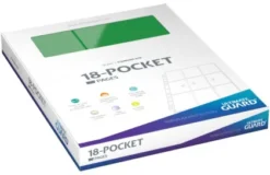 Ultimate Guard - 18 Pocket Pages Side Loading: Green (50 stuks)