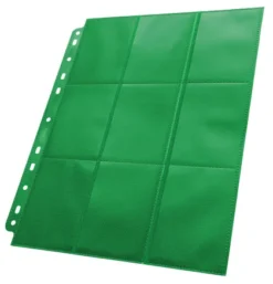 Ultimate Guard - 18 Pocket Pages Side Loading: Green (50 stuks)