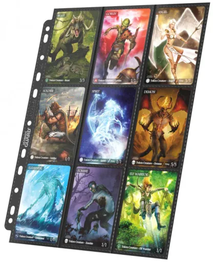 Ultimate Guard - 18 Pocket Pages Side Loading: Black (10 stuks)