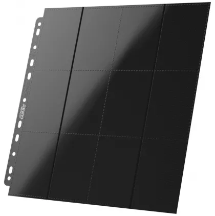 Ultimate Guard - 24-Pocket QuadRow Pages Side Loading: Black (10 stuks)