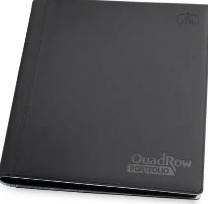 Ultimate Guard - QuadRow Portfolio 480 24-Pocket Xenoskin: Black