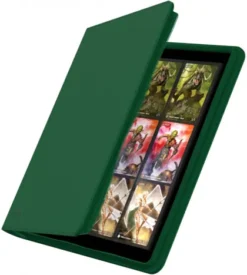 Ultimate Guard - QuadRow Zipfolio 480 24-Pocket XenoSkin: Green