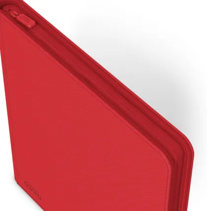 Ultimate Guard - QuadRow Zipfolio 480 24-Pocket XenoSkin: Red