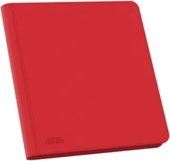 Ultimate Guard - QuadRow Zipfolio 480 24-Pocket XenoSkin: Red