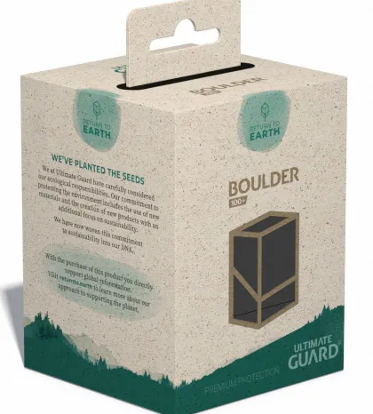 Ultimate Guard Return to Earth Boulder Deck Case 100+ Black