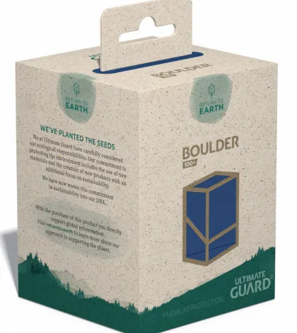 Ultimate Guard Return to Earth Boulder Deck Case 100+ Blue