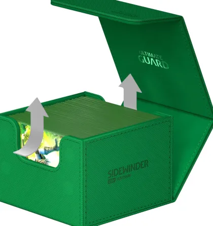 Ultimate Guard Sidewinder 133+ XenoSkin Monocolor - Green